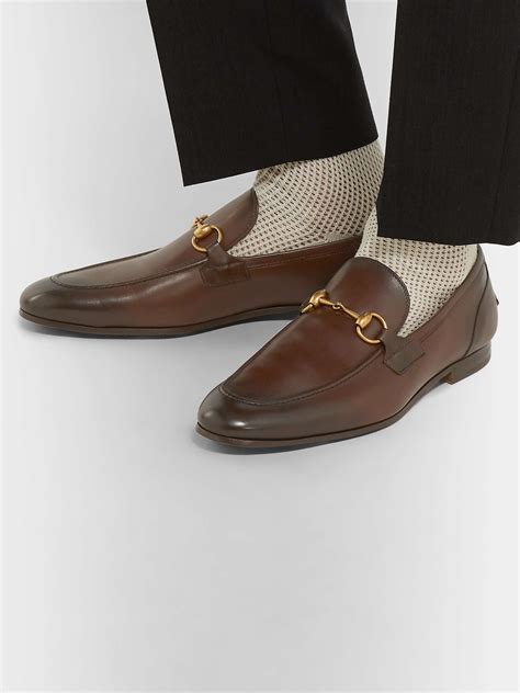 gucci jordaan loafer men on foot|jordaan horsebit loafer Gucci.